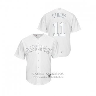 Camiseta Beisbol Hombre Houston Astros Garrett Stubbs 2019 Players Weekend Stubbs Replica Blanco