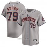 Camiseta Beisbol Hombre Houston Astros Jose Abreu Segunda Limited Gris
