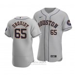 Camiseta Beisbol Hombre Houston Astros Jose Urquidy Autentico Road Gris