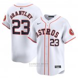 Camiseta Beisbol Hombre Houston Astros Michael Brantley Primera Limited Blanco