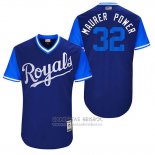 Camiseta Beisbol Hombre Kansas City Royals 2017 Little League World Series Brandon Maurer Azul