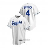 Camiseta Beisbol Hombre Kansas City Royals Alex Gordon Replica Primera Blanco