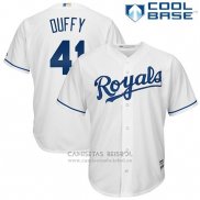 Camiseta Beisbol Hombre Kansas City Royals Danny Duffy Blanco Cool Base