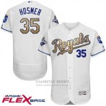 Camiseta Beisbol Hombre Kansas City Royals Eric Hosmer World Series Campeones Oro Blanco Flex Base