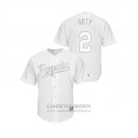 Camiseta Beisbol Hombre Kansas City Royals Humberto Arteaga 2019 Players Weekend Arty Replica Blanco