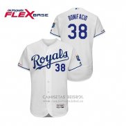 Camiseta Beisbol Hombre Kansas City Royals Jorge Bonifacio Flex Base Blanco