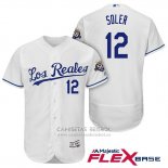 Camiseta Beisbol Hombre Kansas City Royals Jorge Soler Blanco Flex Base