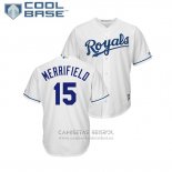 Camiseta Beisbol Hombre Kansas City Royals Whit Merrifield Cool Base Primera Blanco