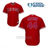 Camiseta Beisbol Hombre Los Angeles Angels Reggie Jackson 44 Rojo Alterno Cool Base