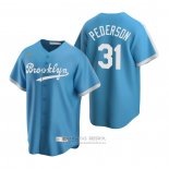 Camiseta Beisbol Hombre Los Angeles Dodgers Joc Pederson Cooperstown Collection Alterno Azul