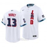 Camiseta Beisbol Hombre Los Angeles Dodgers Max Muncy 2021 All Star Replica Blanco