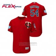 Camiseta Beisbol Hombre Minnesota Twins Ervin Santana 2019 Entrenamiento de Primavera Flex Base Rojo