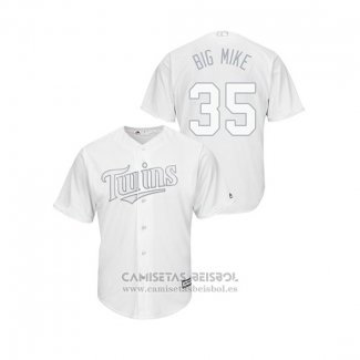 Camiseta Beisbol Hombre Minnesota Twins Michael Pineda 2019 Players Weekend Replica Blanco