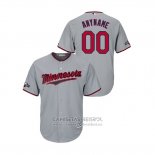 Camiseta Beisbol Hombre Minnesota Twins Personalizada 2019 Postemporada Cool Base Gris