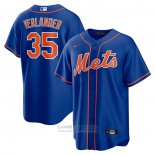 Camiseta Beisbol Hombre New York Mets Justin Verlander Alterno Replica Royal