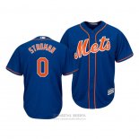 Camiseta Beisbol Hombre New York Mets Royal Marcus Stroman Cool Base Azul