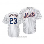Camiseta Beisbol Hombre New York Mets David Peterson Cool Base Blanco