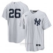 Camiseta Beisbol Hombre New York Yankees DJ LeMahieu Primera Replica Blanco