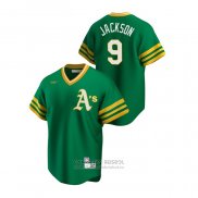 Camiseta Beisbol Hombre Oakland Athletics Reggie Jackson Cooperstown Collection Road Verde