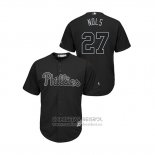 Camiseta Beisbol Hombre Philadelphia Phillies Aaron Nola 2019 Players Weekend Replica Negro