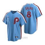 Camiseta Beisbol Hombre Philadelphia Phillies Freddy Galvis Cooperstown Collection Road Azul