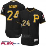Camiseta Beisbol Hombre Pittsburgh Pirates Barry Bonds Negro Flex Base