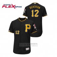 Camiseta Beisbol Hombre Pittsburgh Pirates Corey Dickerson Autentico Flex Base Negro