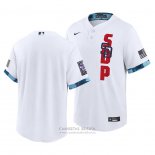 Camiseta Beisbol Hombre San Diego Padres 2021 All Star Replica Blanco