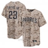 Camiseta Beisbol Hombre San Diego Padres Fernando Tatis Jr. Flex Base Autentico Collection Primera Blanco