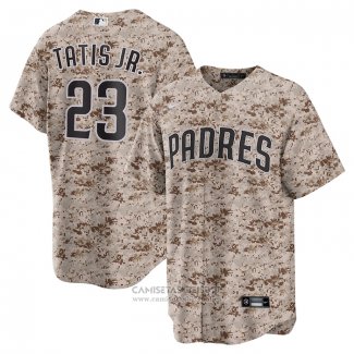 Camiseta Beisbol Hombre San Diego Padres Fernando Tatis Jr. USMC Alterno Replica Camuflaje