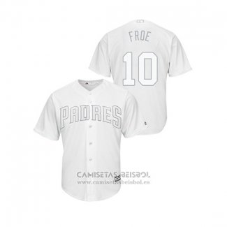 Camiseta Beisbol Hombre San Diego Padres Hunter Renfroe 2019 Players Weekend Replica Blanco