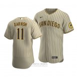 Camiseta Beisbol Hombre San Diego Padres Yu Darvish Autentico Alterno Marron