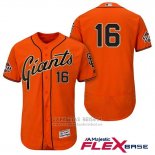 Camiseta Beisbol Hombre San Francisco Giants Angel Pagan Naranja Alterno Flex Base