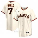Camiseta Beisbol Hombre San Francisco Giants Blake Snell Primera Replica Crema Camiseta Beisbol Hombre San Francisco Giants Blake Snell Primera Replica Crema
