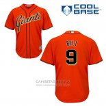 Camiseta Beisbol Hombre San Francisco Giants Brandon Belt 9 Naranja Alterno Cool Base