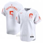 Camiseta Beisbol Hombre San Francisco Giants Mike Yastrzemski City Connect Limited Blanco Camiseta Beisbol Hombre San Francisco Giants Mike Yastrzemski City Connect Limited Blanco