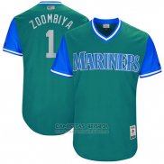 Camiseta Beisbol Hombre Seattle Mariners 2017 Little League World Series Jarrod Dyson Verde