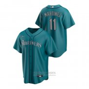 Camiseta Beisbol Hombre Seattle Mariners Edgar Martinez Replica Alterno Verde