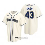 Camiseta Beisbol Hombre Seattle Mariners Joe Smith Replica Alterno Crema