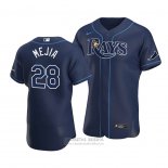 Camiseta Beisbol Hombre Tampa Bay Rays Francisco Mejia Alterno Autentico Azul