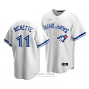 Camiseta Beisbol Hombre Toronto Blue Jays Bo Bichette Cooperstown Collection Primera Blanco