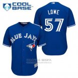Camiseta Beisbol Hombre Toronto Blue Jays Mark Lowe 57 Azul Alterno Cool Base