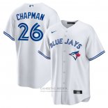 Camiseta Beisbol Hombre Toronto Blue Jays Matt Chapman Replica Blanco