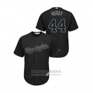 Camiseta Beisbol Hombre Washington Nationals Daniel Hudson 2019 Players Weekend Replica Negro