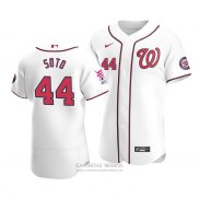 Camiseta Beisbol Hombre Washington Nationals Juan Soto Primera Run Derby 2021 All Star Blanco