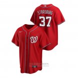 Camiseta Beisbol Hombre Washington Nationals Stephen Strasburg Replica Alterno Rojo