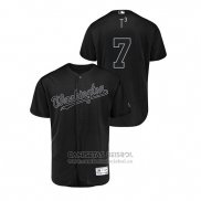 Camiseta Beisbol Hombre Washington Nationals Trea Turner 2019 Players Weekend Autentico Negro