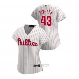 Camiseta Beisbol Mujer Philadelphia Phillies Nick Pivetta 2020 Replica Primera Blanco