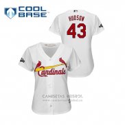 Camiseta Beisbol Mujer St. Louis Cardinals Tyler Webb 2018 LLWS Players Weekend Webby Rojo