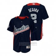 Camiseta Beisbol Nino All Star Jean Segura 2018 Home Run Derby American League Azul